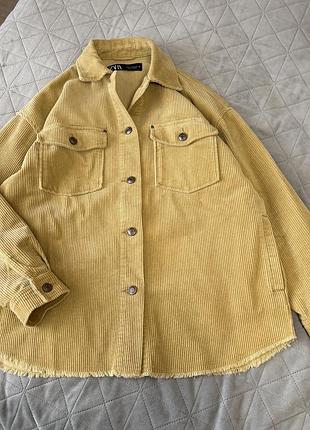 Вельветова сорочка zara