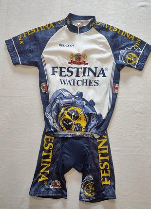 Велокостюм, велокомплект, тріко, велоджерсі sibille size m
