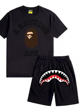 Комплект шорти+футболка bape артикул: kmpl0010