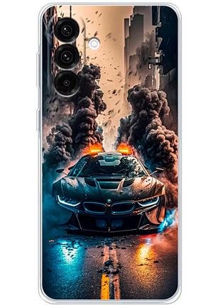 Чохол силіконовий з картинкою на samsung galaxy a36 5g (a366) (машина bmw i8)