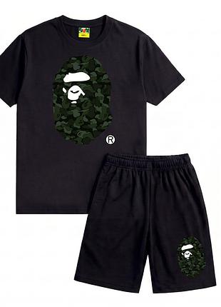 Комплект шорти+футболка bape артикул: kmpl0012