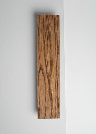 Мебельная ручка из дерева 450*55 мм plato brown