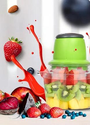 Блендер, подрібнювач "блискавка" vegetable mixer 330вт