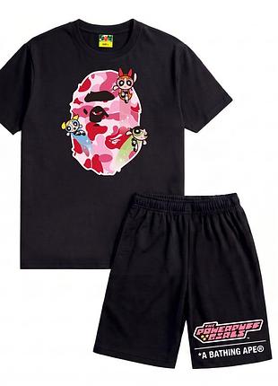 Комплект шорти+футболка bape артикул: kmpl0013