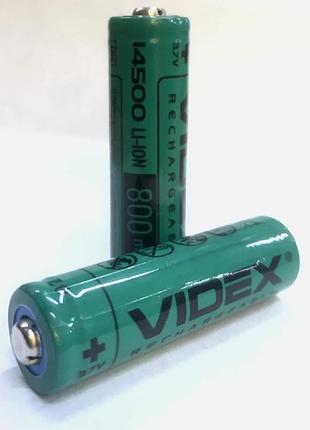 Аккумуляторы videx 14500 ( 800mah/3.7v )