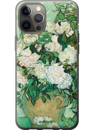 Чехол на iphone 12 pro max винсент ван гог. ваза с розами "5543u-2054-10746"