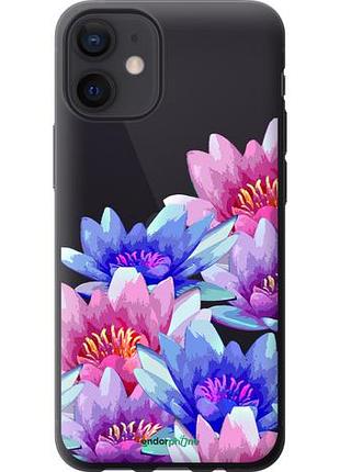 Чехол на iphone 12 mini лотос "4862u-2071-10746"