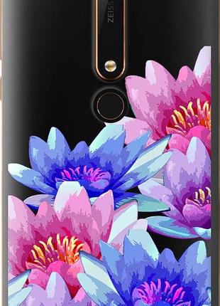 Чехол на nokia 6 2018 лотос "4862u-1386-10746"