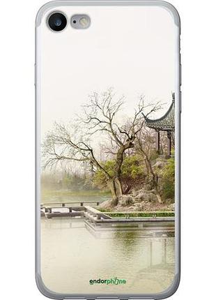 Чехол на iphone se 2020 японский пейзаж "776u-2013-10746"