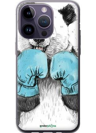 Чехол на iphone 14 pro max панда-боксер "4104u-2667-10746"