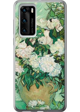 Чохол на huawei p40 вінсент ван гог. ваза з трояндами "5543u-1840-10746"