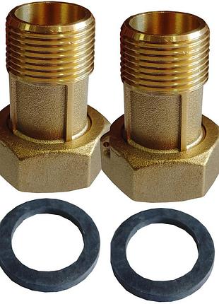 Комплект штуцеров 1″вх3/4″н латунный lr543l optimum