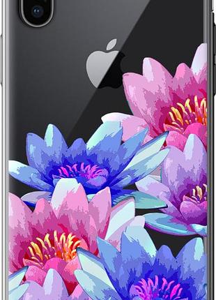 Чехол на iphone x лотос "4862u-1050-10746"