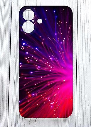 Чехол на iphone 16 plus салют (принт 98)