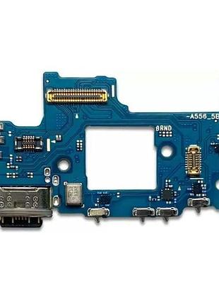 Шлейф samsung a556 galaxy a556 коннектора зарядки, с микрофоном, плата зарядки