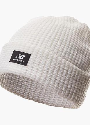 Шапка унісекс new balance waffle knit beige lah13033sst misc