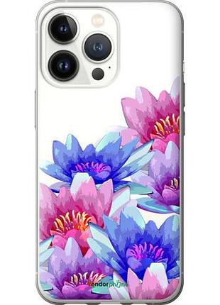 Чехол на iphone 13 pro лотос "4862u-2372-10746"