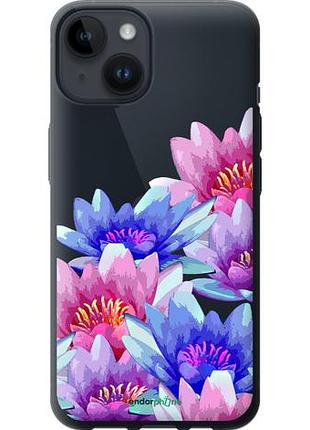 Чехол на iphone 14 лотос "4862u-2648-10746"
