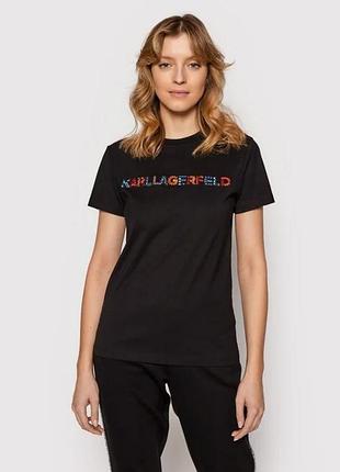 Футболка karl lagerfeld оригинал оригінал xs, s 🔺️уценка