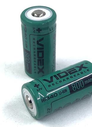 Аккумуляторы videx 16340 на 800mah