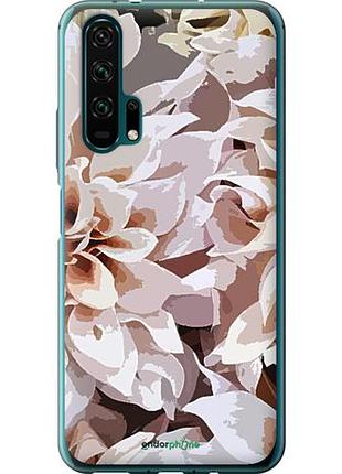 Чехол на huawei honor 20 pro пионы акварелью "4376u-1702-10746"
