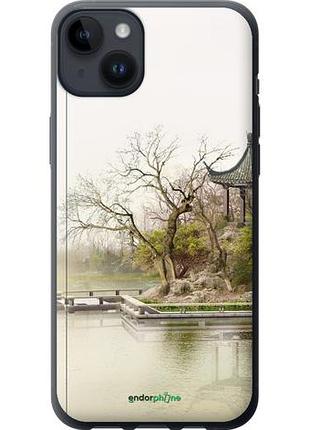 Чехол на iphone 14 plus японский пейзаж "776u-2645-10746"