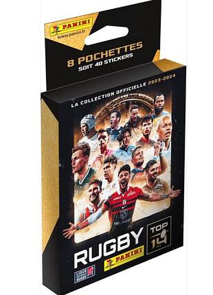 Panini rugby top 14 2023-2024 - блестер 8 карманов (40 стикеров)