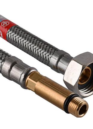 Шланг для смесителя tucai м10х1/2″ длинный штуцер 1,5м taq grif 202471