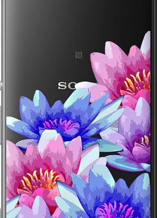 Чехол на sony xperia m5 e5633 лотос "4862u-217-10746"