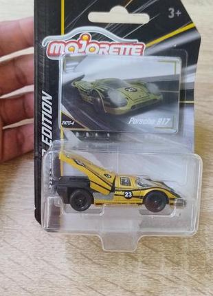 Коллекционная машинка majorette - porsche 917 (vintage edition)