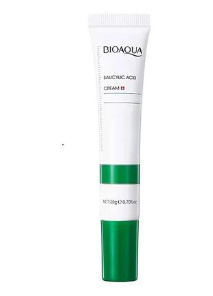 Крем для лица против акне с салициловой кислотой bioaqua salicylic acid acne removal cream 20 г