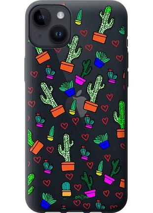Чехол на iphone 14 plus кактусы 4 "4856u-2645-10746"