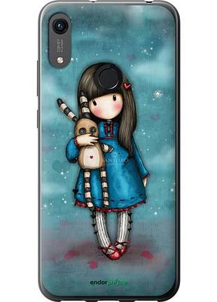 Чохол на huawei y6s дівчинка із зайчиком "915u-1871-10746"