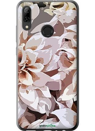 Чехол на huawei p smart 2019 пионы акварелью "4376u-1634-10746"