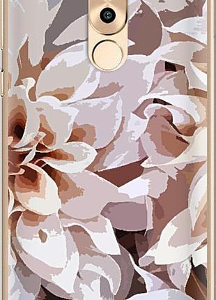 Чехол на huawei gr5 2017 пионы акварелью "4376u-473-10746"