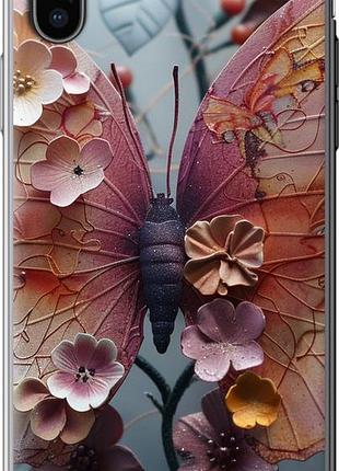 Чехол на iphone x fairy butterfly "6048u-1050-10746"
