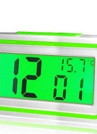 Голосовые часы, будильник ukc kk-9905 tr white/green