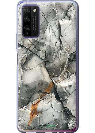 Чехол на huawei honor 30 lite серый мрамор "6041u-2074-10746"