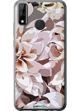 Чехол на huawei p smart 2020 пионы акварелью "4376u-2060-10746"
