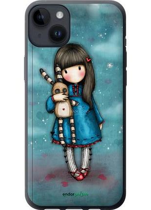 Чехол на iphone 14 plus девочка с зайчиком "915u-2645-10746"