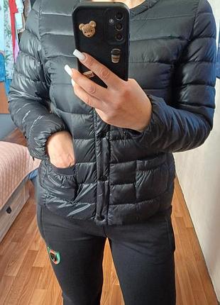 Куртка бомбер микропух holly and whyte оригинал р.м