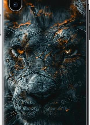 Чохол на iphone x плам'яний лев "6153u-1050-10746"