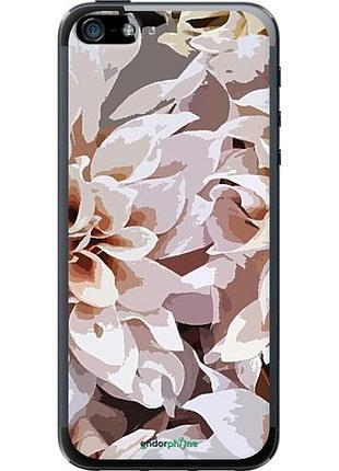 Чехол на iphone 5s пионы акварелью "4376u-21-10746"