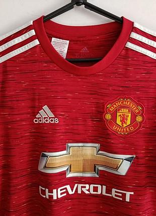 Подростковая футбольная джерси adidas manchester united 20/21 (home jersey)