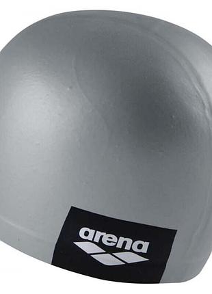 Сіра силіконова шапочка arena logo moulded cap для плавання