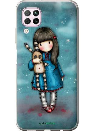 Чехол на huawei p40 lite девочка с зайчиком "915u-1887-10746"