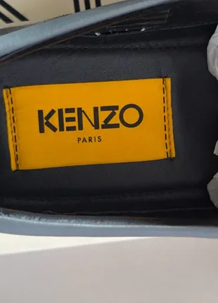 Kenzo tiger новые кожаные слипоны сникерсы лоферы размер 38 37,5 10