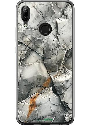 Чехол на huawei nova 3 серый мрамор "6041u-1535-10746"
