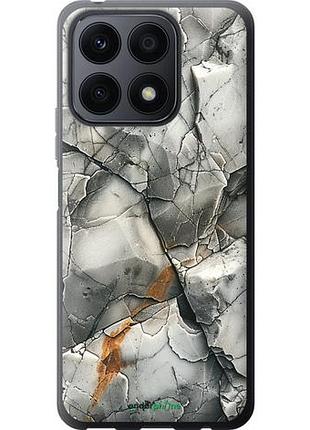 Чехол на huawei honor x8a серый мрамор "6041u-2963-10746"