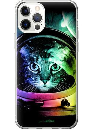 Чехол на iphone 12 pro кот-астронавт "4154u-2052-10746"